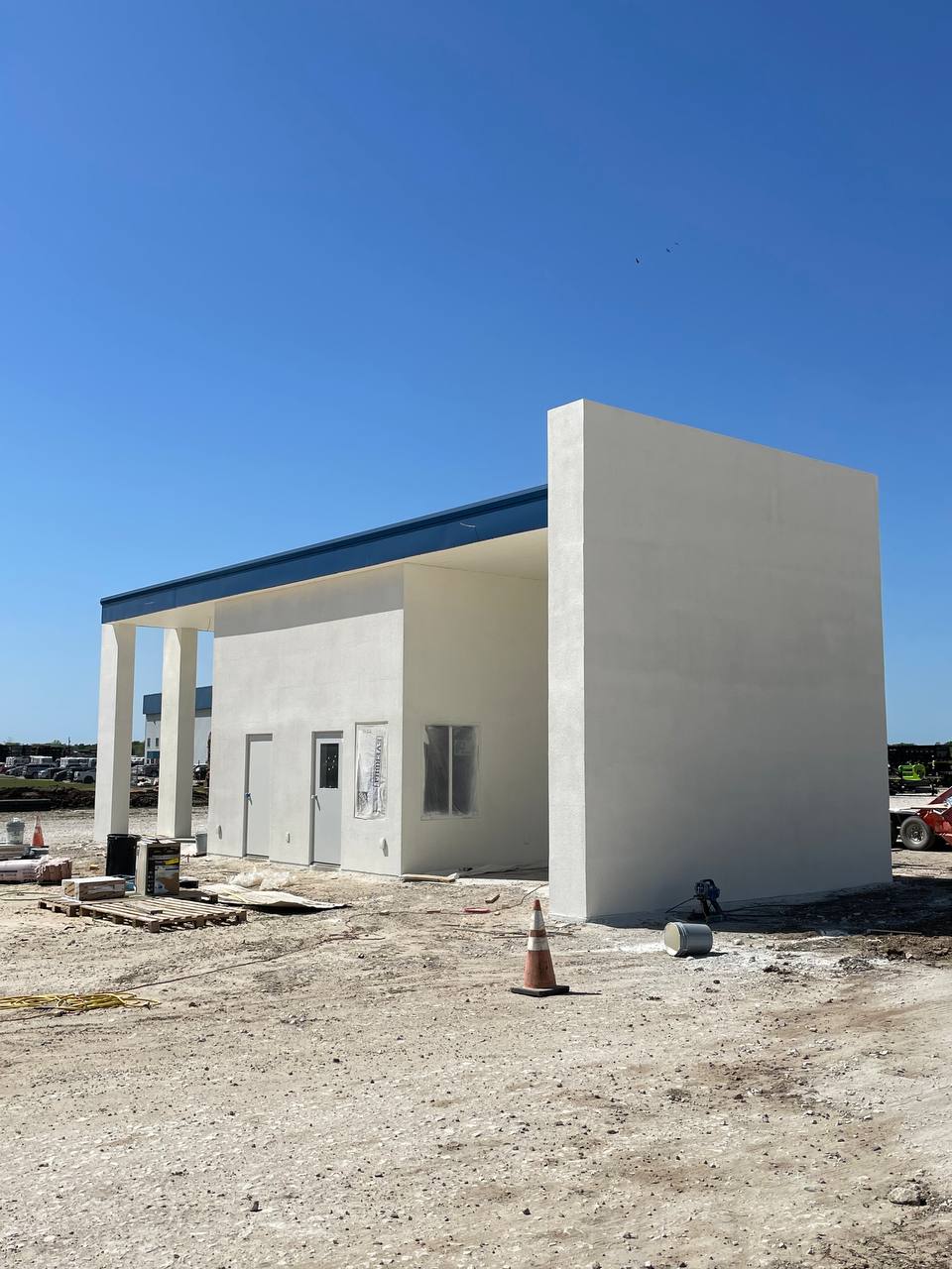 Guard house structure with AAC cladding — North Texas