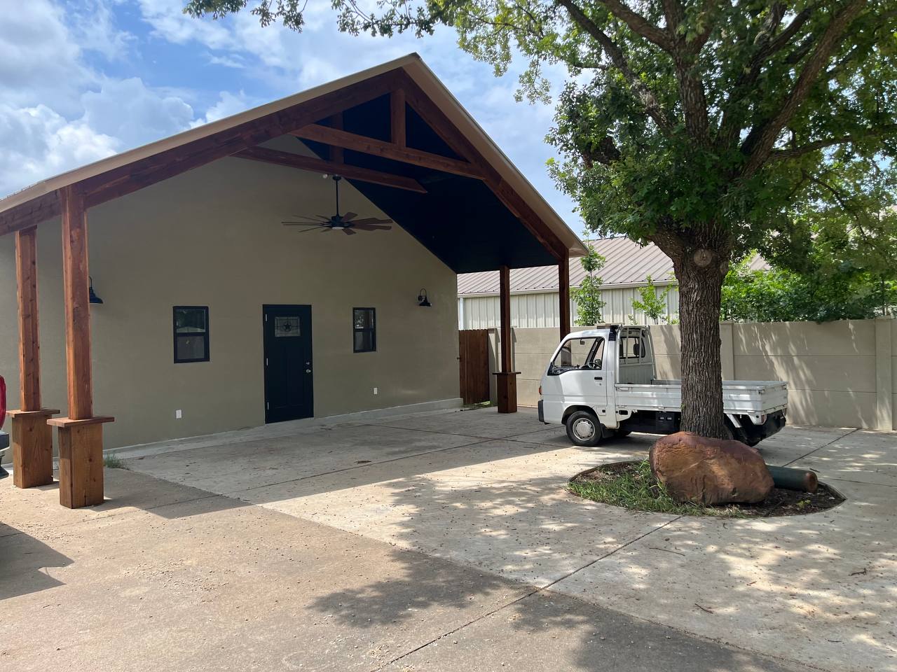 Residential TubeCrete home exterior — North Texas